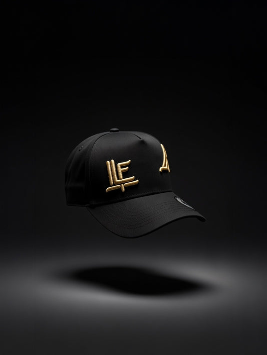 GORRA NEGRA TIPO CABALLISTA