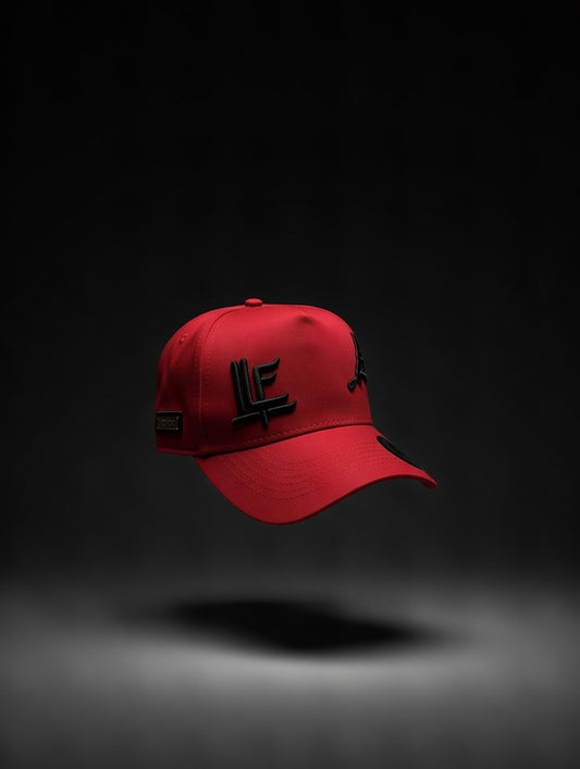 GORRA ROJA TIPO CABALLISTA
