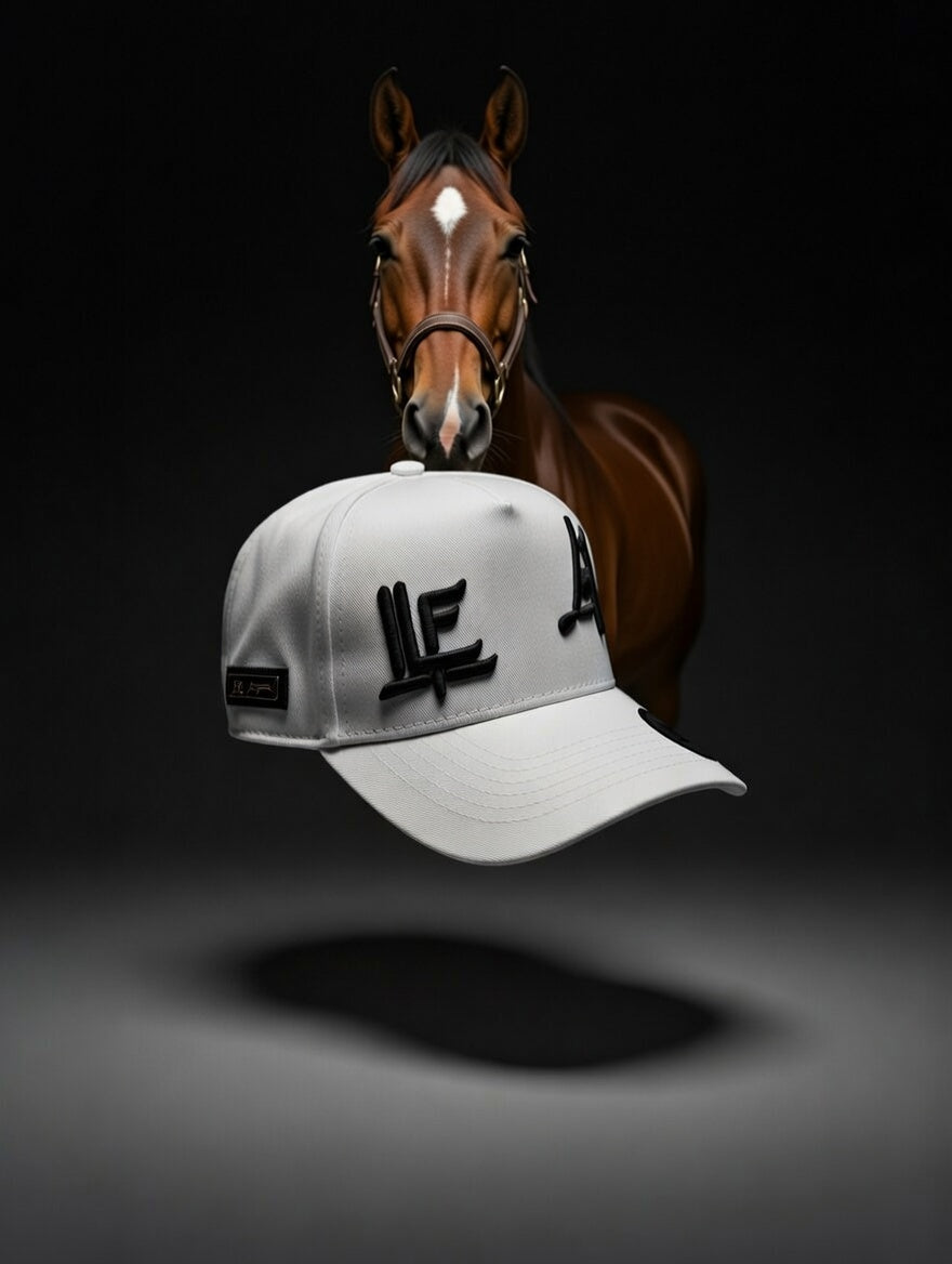 GORRA BLANCA TIPO CABALLISTA