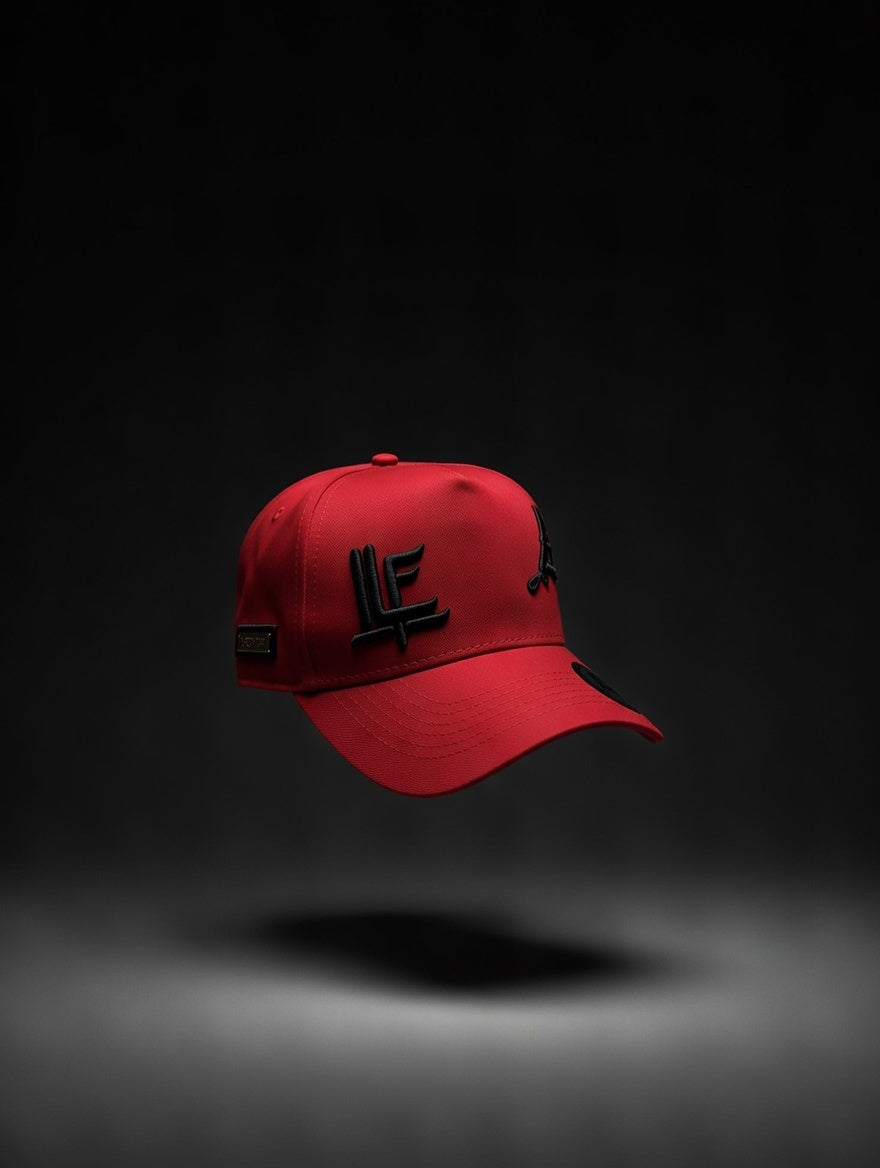 GORRA ROJA TIPO CABALLISTA