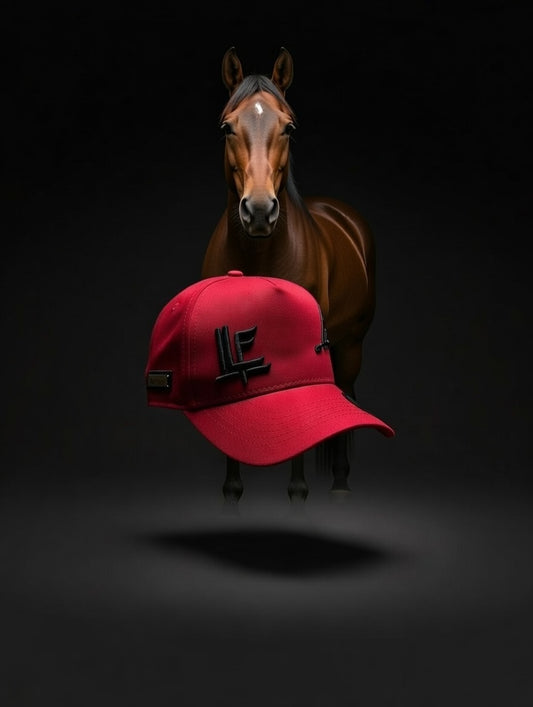 GORRA ROJA TIPO CABALLISTA